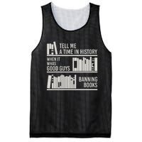 Tell Me A Time In History When It Was Good Guys Banning Book Mesh Reversible Basketball Jersey Tank