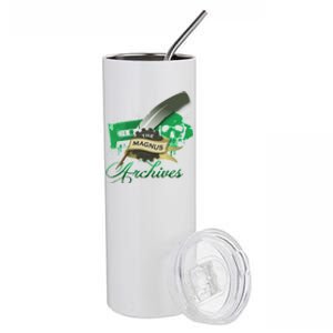 The Magnus Archives Logo Stainless Steel Tumbler