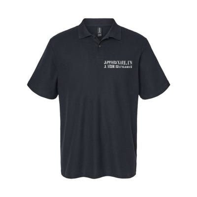 Trouble Maker Apparently IM A Troublemaker Funny Sarcastic Softstyle Adult Sport Polo