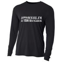 Trouble Maker Apparently IM A Troublemaker Funny Sarcastic Cooling Performance Long Sleeve Crew