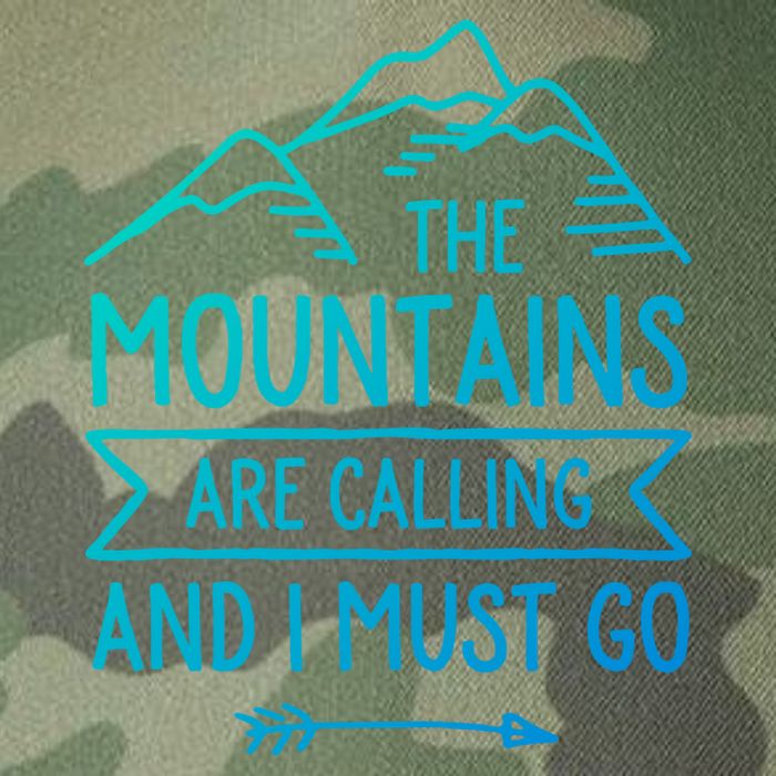 The Mountains Are Calling And I Must Go Cool Gift Legacy Tie Dye Trucker Hat