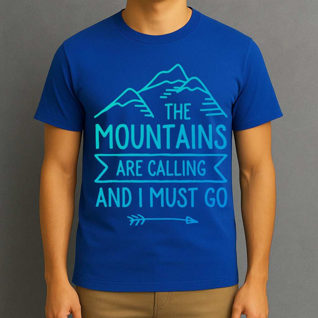 The Mountains Are Calling And I Must Go Cool Gift T-Shirt