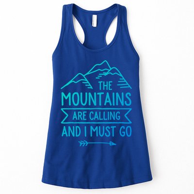 The Mountains Are Calling And I Must Go Cool Gift Womens Tank Top