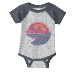 The Mountains Are Calling Infant Baby Jersey Bodysuit