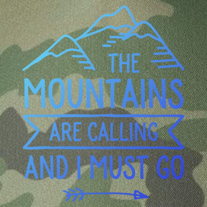 The Mountains Are Calling And I Must Go Cool Gift Legacy Tie Dye Trucker Hat