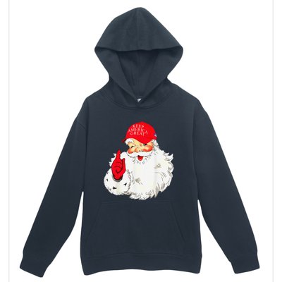 Trump Make A Christmas Great Again Santa Keep America Great Urban Pullover Hoodie