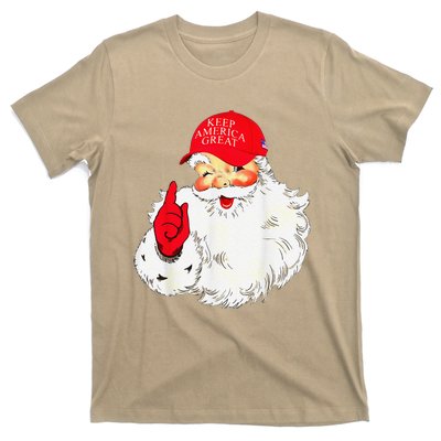 Trump Make A Christmas Great Again Santa Keep America Great T-Shirt