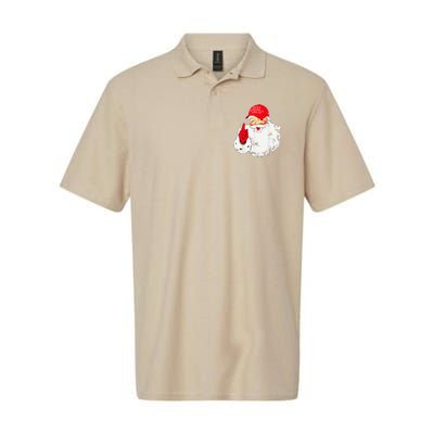 Trump Make A Christmas Great Again Santa Keep America Great Softstyle Adult Sport Polo