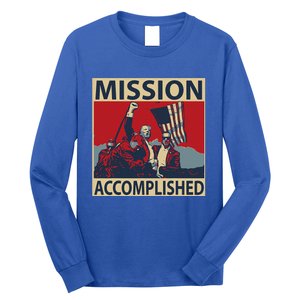 Trump Mission Accomplished Long Sleeve Shirt