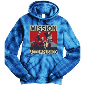 Trump Mission Accomplished Tie Dye Hoodie