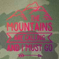 The Mountains Are Calling And I Must Go Cool Gift Legacy Tie Dye Trucker Hat