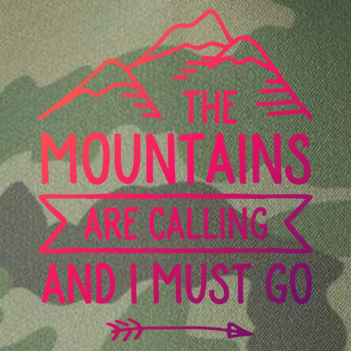 The Mountains Are Calling And I Must Go Cool Gift Legacy Tie Dye Trucker Hat