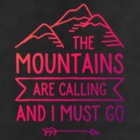The Mountains Are Calling And I Must Go Cool Gift Cool Comfort Performance Bucket Hat