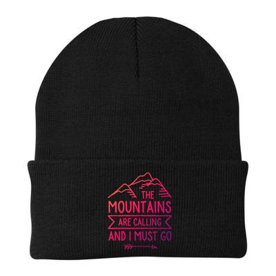 The Mountains Are Calling And I Must Go Cool Gift Beanie