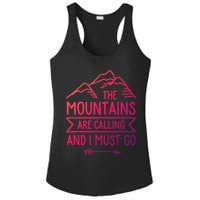 The Mountains Are Calling And I Must Go Cool Gift Ladies PosiCharge Competitor Racerback Tank