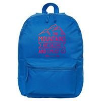 The Mountains Are Calling And I Must Go Cool Gift 16 in Basic Backpack