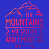 The Mountains Are Calling And I Must Go Cool Gift 16 in Basic Backpack