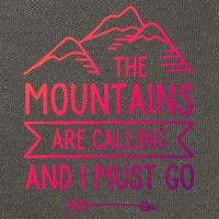 The Mountains Are Calling And I Must Go Cool Gift Cotton Canvas Backpack