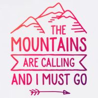The Mountains Are Calling And I Must Go Cool Gift Garment-Dyed Sweatshirt