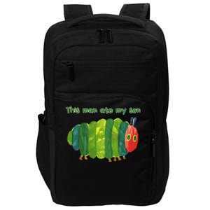 This Man Ate My Son Hungry Caterpillar Meme Ironic Silly Impact Tech Backpack