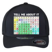 Tell Me About It Speech Language Pathology AAC Sped Teacher Flexfit Unipanel Trucker Cap