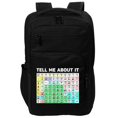 Tell Me About It Speech Language Pathology AAC Sped Teacher Impact Tech Backpack