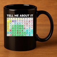 Tell Me About It Speech Language Pathology AAC Sped Teacher 11oz C Handle Ceramic Mug
