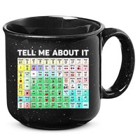 Tell Me About It Speech Language Pathology AAC Sped Teacher 15oz Campfire Ceramic Mug