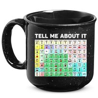 Tell Me About It Speech Language Pathology AAC Sped Teacher 15oz Campfire Ceramic Mug