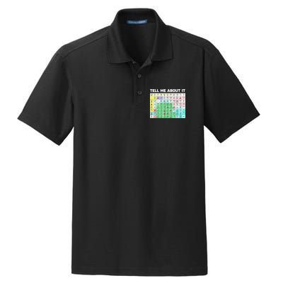 Tell Me About It Speech Language Pathology AAC Sped Teacher Dry Zone Grid Polo