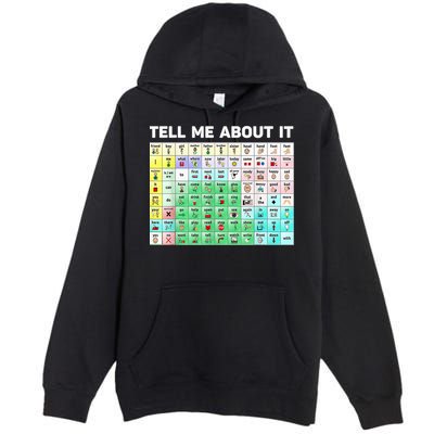 Tell Me About It Speech Language Pathology AAC Sped Teacher Premium Pullover Hoodie