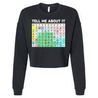Tell Me About It Speech Language Pathology AAC Sped Teacher Cropped Pullover Crew