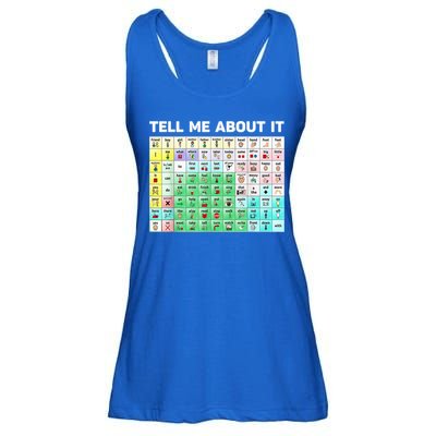Tell Me About It Speech Language Pathology AAC Sped Teacher Ladies Essential Flowy Tank