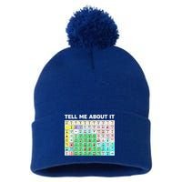Tell Me About It Speech Language Pathology AAC Sped Teacher Pom Pom 12in Knit Beanie