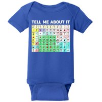 Tell Me About It Speech Language Pathology AAC Sped Teacher Baby Bodysuit