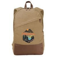 The Mountains Are Calling And I Must Go Cotton Canvas Backpack