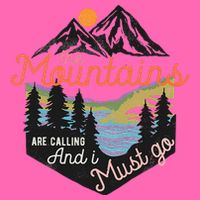 The Mountains Are Calling And I Must Go Stripe Pom Pom Beanie