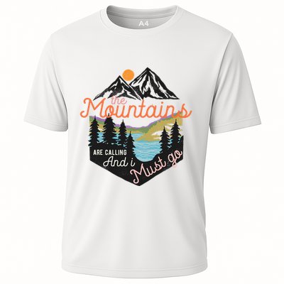 The Mountains Are Calling And I Must Go Performance Shirt