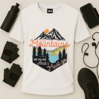 The Mountains Are Calling And I Must Go Performance Shirt