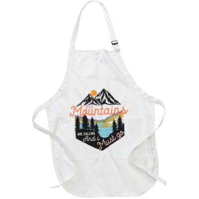 The Mountains Are Calling And I Must Go Apron