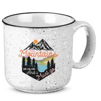 The Mountains Are Calling And I Must Go 15oz Campfire Ceramic Mug