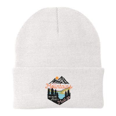 The Mountains Are Calling And I Must Go Beanie