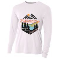 The Mountains Are Calling And I Must Go Cooling Performance Long Sleeve Crew