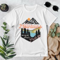 The Mountains Are Calling And I Must Go Premium T-Shirt