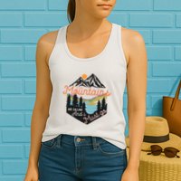 The Mountains Are Calling And I Must Go Womens Tank Top