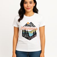 The Mountains Are Calling And I Must Go Womens T-Shirt