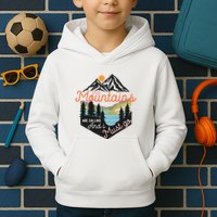 The Mountains Are Calling And I Must Go Kids Hoodie