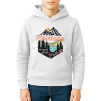 The Mountains Are Calling And I Must Go Kids Hoodie