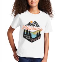 The Mountains Are Calling And I Must Go Kids T-Shirt