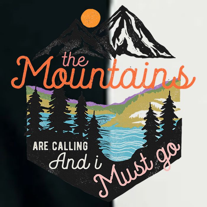 The Mountains Are Calling And I Must Go Infant Baby Jersey Bodysuit